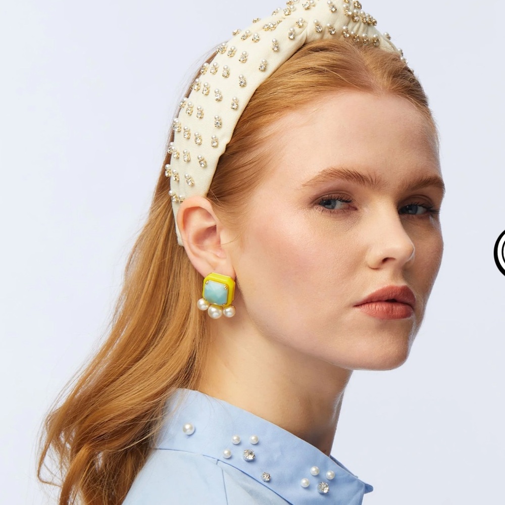 Lele Sadough Crystal Embellished Headband NWT